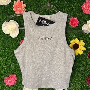 Israella Gray Women's Crop Top